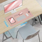 Leather Desk Pad Blotter,Mouse Pad,Office Desk Mat, Non-Slip PU Leather Desk mat,Large Desk mat,Waterproof Keyboard mat for Office/Home/Decor (Pink,35" x 17")