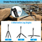 Sirui Compact Traveler 5C Tripod 54.3 inches Lightweight Carbon Fiber Travel Tripod for Camera with 360° Panorama Ball Head for Arca Swiss Quick Release Plate, Max Load 8.8lbs