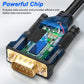 XMSJSIY USB to RS232 DB9 Serial Adapter Cable USB A Male to D-SUB 9-Pin Male Converter Cord with Gold Plated Support Winows11/10/8.1/8/7 Vista/XP and Mac OS -1.5M/4.29FT