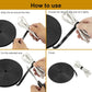 Reusable Wire Management Roll Nylon Fastening Cable Ties Straps Xnakko 3/4 inch double-sided hook and loop tape (Black, 25 yards)