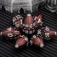 ARUOHHA DND Metal Dice Black Red Dragon Egg Dice with Rotating Dragon Egg Shell, Role Playing Game RPG Polyhedral D and D Dice Set D20 D12 D10 D8 D6 D4