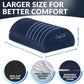ComfiLife Foot Rest for Under Desk at Work – Adjustable Height Memory Foam Foot Stool for Under Desk, Office Chair & Gaming Chair – Ergonomic Footrest for Back & Hip Pain Relief (Navy)
