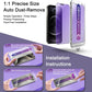 2 Pack Anti Blue Light Matte Screen Protector for iPhone 12 Pro Max, 9H Tempered Glass, Full Coverage, Anti-Fingerprint, Auto Dust-Elimination, No Bubble, Easy Installation