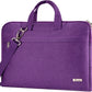 Voova 17 17.3 Inch Laptop Sleeve Case, Slim Women Men Shoulder Hand Bag Compatible with Razer Blade Pro 17, Lenovo Dell Asus Acer HP Notebook Messenger Briefcase with Strap, Waterproof, Purple