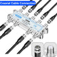 8 Way Coaxial Cable Splitter,Support 10-2602MHz, RG6 Compatible, Nickel-Plated for Cable Splitter,Work with CATV, Satellite TV,Antenna System and MoCA Configurations