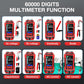 11 In 1 Network Cable Tester with 60000 Digit Multimeter 7 Wavelengths OPM 10Km/10mW VFL 600M Measurable Length 100 Records Tool Kit for CAT5 CAT6 Telephone Ethernet RJ11 RJ45 PoE Wire Tracer NCV, Red