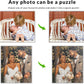 Custom Puzzle from Photos - Personalized 1000/500/300/200/120 Piece Jigsaw Puzzle for Adults & Kids, Unique Wooden Gift for Christmas, Wedding, Anniversary, Birthday