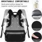 17 Inch Laptop Backpack, Business Anti Theft Slim Durable Laptops Backpack with USB Charging Port, Water Resistant College Computer Bag Gifts for Men & Women Fits 15.6 Inch Notebook-Grey