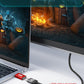 JSAUX 4K DisplayPort to HDMI Adapter 1Pack, DP PC to HDMI Monitor Converter Video UHD 2K@120Hz,4K@30 DP to HDTV Male to Female Uni-Directional Adapter Compatible with Dell, Lenovo, HP,GPU, AMD -Red