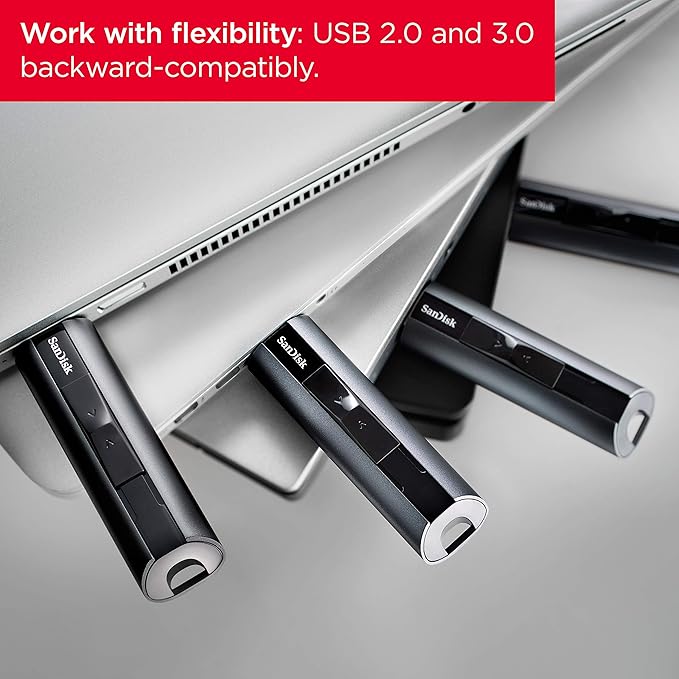 SANDISK 512GB Extreme PRO USB 3.2 Solid State Flash Drive - Up to 420MB/s, Durable Aluminum Metal Casting - SDCZ880-512G-GAM46