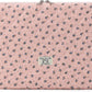 Puffy Laptop Sleeve 13-15.6 Inch Cute Quilted Laptop Protective Case Padded Floral Computer Sleeve for MacBook (A-Dark Pink, 13 Inch)