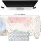 Boho Pastel Painting Mouse Pads, Abstract Mousepad XXL,Extended Mouse Pad for Keyboard & Wireless Mouse,Cute Large Desk Protector Mat Full Desk Gaming Mice Pad for Office Home 31.5x15.75 in