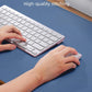 Leather Desk Pad Protector- 48" x 17" Office Desk Mat, Non-Slip PU Leather Mouse Pad, Waterproof Desk Blotter Mat, Desk Cover for Office and Home (Grey Blue)