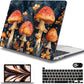 Mektron for MacBook Pro 13-inch Case 2022 2021 2020 Release A2338 M2 M1 A2289 A2251, Printed Plastic Hard Shell Cover for New MacBook Pro 13.3-inch Touch Bar Fits Touch ID，Mushrooms