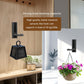 Folding Wall Hooks,4 Pack Rustproof Zinc Alloy Folding Coat Hooks,Heavy Duty Foldable Gold Wall Hooks for Hanging Clothes,Hat,Towel,Bathrobe,Key,Bag,Backpack (Black)
