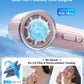 TORRAS COOLiFY iva Handheld Fan with Ice Cooler, [Chill by 50F] 0-100 Speed, Super Mini Powerful Portable Fan, 5000mAh Rechargeable Hand Held, Travel Essentials, Gifts for Dad Husband, Pink