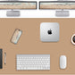 Leather Desk pad Protector, Large Desk mat with Natural Cork & PU Leather,Mouse pad,Non-Slip Office Desk Mat,Waterproof Desk Writing Pad for Office and Home (47in*23in,Dark Apricot)