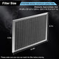 97007696 Charcoal Filter Replacement for Range Hood 41F Grease Filter 6105c 8-3/4" x 10-1/2" Aluminum Mesh Charcoal Carbon Filter Compatible with Most Brand Stove Vents -3 PACKS by Fetechmate
