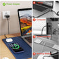 TopMade Mouse Pad with 15W Wireless Charging, XXL Large Leather Desk Mat, Waterproof Gaming Mousepad Home Office Desk Pad Protector, Computer Keyboard Pad, Mouse Mat for for MacBook, PC, Laptop, Blue