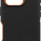 OtterBox iPhone 16 Pro (Only) Defender Series MagSafe Case - Iron Eclipse (Black & Orange) - Built-in Magnets - Screenless - Rugged & Durable - with Port Protection