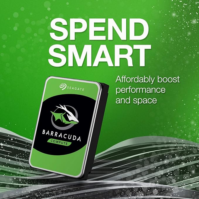 Seagate Bare Drives BarraCuda 1TB Internal Hard Drive HDD – 3.5 Inch SATA 6 Gb/s 7200 RPM 64MB Cache for Computer Desktop PC – Frustration Free Packaging ST1000DMZ10/DM010