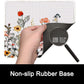 ITNRSIIET Mouse Pad with Stitched Edge Premium Textured Smooth Precise Operation Waterproof Washable Non-Slip Rubber Base Desktop Protection Mat, 10.2×8.3×0.12 inches, Wildflowers