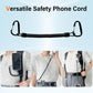 Ysnzaq Belt Clip Holder, Shoulder Bag Holder, Strong Magnetic Attraction Protection, Cell Phone Accessories for Outdoor Work Hiking XTJ Black