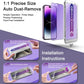 2 Pack Anti Blue Light Matte Screen Protector for iPhone 14 Pro Max/iPhone 15 Plus/iPhone 16 Plus, 9H Tempered Glass, Full Cover, Anti-Fingerprint, Auto Dust-Elimination, No Bubble, Easy Installation