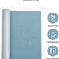 YSAGi Leather Desk Protector, Office Mat, Large Mouse Mat, Non-Slip PU Leather Blotter, Laptop Desk Pad, Waterproof Writing Pad for Office and Home (Ice Blue, 31.5" x 15.8")