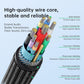 USB Extension Cable USB 3.0 Extension Cord Type A Male to Female Cord Nylon Braided High Data Transfer Compatible with USB Keyboard, Mouse, Flash Drive(3ft)