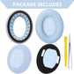 Replacement Ear Pads for Bose QuietComfort 45 (QC45)/QuietComfort SE (QC SE)/New QuietComfort Wireless Over Ear Headphones, Earpads Cushions with Softer Leather and Thicker Memory Foam