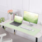 Leather Desk pad Protector, 47in*23in Large Desk mat with Natural Cork & PU Leather,Mouse pad,Non-Slip Office Desk Mat,Waterproof Desk Writing Pad for Office and Home (Light Green)