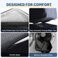 Foot Rest for Under Desk at Work, Adjustable Footrest for Office Chair & Gaming Chair,Ergonomic Footrest Pillow Desk Foot Stool with Washable Cover for Home, Airplane, Travel (Black)