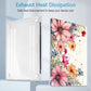 Mektron for MacBook Pro 13-inch Case 2022 2021 2020 Release A2338 M2 M1 A2289 A2251, Printed Plastic Hard Shell Cover for New MacBook Pro 13.3-inch Touch Bar Fits Touch ID, Colorful Floral