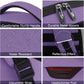 Laptop Backpack,Business Travel Anti Theft Slim Durable Laptops Backpack with USB Charging Port,Water Resistant College Computer Bag for Women & Men Fits 15.6 Inch Laptop and Notebook-Purple
