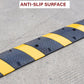 Orangestar Speed Bumps 2-Pack, 6FT Heavy Duty Rubber Driveway Bump with 8 Screws for Asphalt, Concrete, Gravel, 2-Channel Cable Protector
