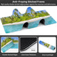 Tropical Nature Landscape Desk Mat,Large Summer Beach Seawater and Palm Trees Gaming Keyboard Mouse Pad,Non-Slip Rubber Base Desk Pad Thick Stitched Edges Waterproof Mousepad Mouse Mat 31.5"x11.8"