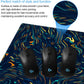 Abstract Starry Sky Swirl Gaming Desk Mat - XXL Large Mouse Pad for Keyboard & Mouse with Stitched Edges, 31.5" x 15.7" Colorful Art