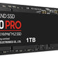 Samsung 990 PRO SSD 1TB PCIe 4.0 M.2 2280 Internal Solid State Hard Drive, Seq. Read Speeds Up to 7,450 MB/s for High End Computing, Gaming, and Heavy Duty Workstations, MZ-V9P1T0B/AM