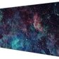 Dynippy Thin Extended Gaming Mouse Pad （31.5 * 11.8 * 0.08 inch） with Stitched Edges Large , Long XXL Keyboard and Mouse pad Desk Mat for Gaming Office & Home - Galaxy Space