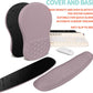 2-in-1 Ergonomic Set, Wave Rise Keyboard Wrist Rest and Massage Bulge Slope Mouse Pad Wrist Support, Cushion Memory Foam Integrated to Relieve Wrist Pain, Purple