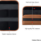 PROfezzion 4-Pocket Foldout Filter Pouch for 58mm Camera Lens Round Filter, Shock Resistant & Anti Scratch Photography Filter Case, Filter Carry Case with Microfiber Cleaning Cloth