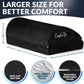 ComfiLife Foot Rest for Under Desk at Work – Adjustable Desk FootRest for Office Chair, Gaming Accessories – Ergonomic Teardrop Design for Back, Hip & Leg Pain Relief – 100% Memory Foam (Black)