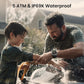 KOSPET Tank M4C Outdoor Smart Watch with GPS, 1.96" AMOLED Display, Built-in LED Flashlight & Walkie-Talkie, Long Battery Life, 5ATM Waterproof, Bluetooth Calls, 24/7 Heart Rate/Sleep Monitor