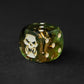 Orc D6 Dice Set – 10 x 16mm Resin Dice with Savage Skull Emblem | Dark Green Wargaming Dice for RPG & Tabletop Battles