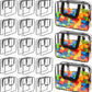 18 Packs Large Toy Storage Bags with Labels, Waterproof Clear Pvc Storage Bags for Toys, Travel Organizer Bags with Zipper Closure for Puzzles, Building Blocks, Kids' Books