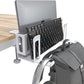 NODOCA 2-Slot Vertical Laptop Stand With Headphone Holder and Desk Side Storage for MacBook/Surface/Samsung/HP/Dell [L, White]
