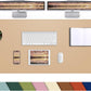 Desk Mat,47.2" x 17" Leather Desk mat,Double-Sided Desk Pad,Desk matt for Desktop,Large Mouse Pad,Office Desk mat,Waterproof Desk Blotter pad for Office&Home(Dark Apricot)