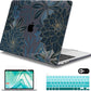 Mektron for MacBook Pro 13-inch Case 2022 2021 2020 Release A2338 M2 M1 A2289 A2251, Printed Plastic Hard Shell Cover for New MacBook Pro 13.3-inch Touch Bar Fits Touch ID, Dahlia Flower C035
