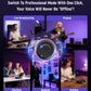 Synido Podcast Equipment, Audio Interface for Podcasting with Pro-preamp, 48V Phantom, DJ Mixer Effects, 9 Customize Sound Pads, XLR Input/6.35/3.5 Line In, for Live Streaming/Music Recording/Gaming